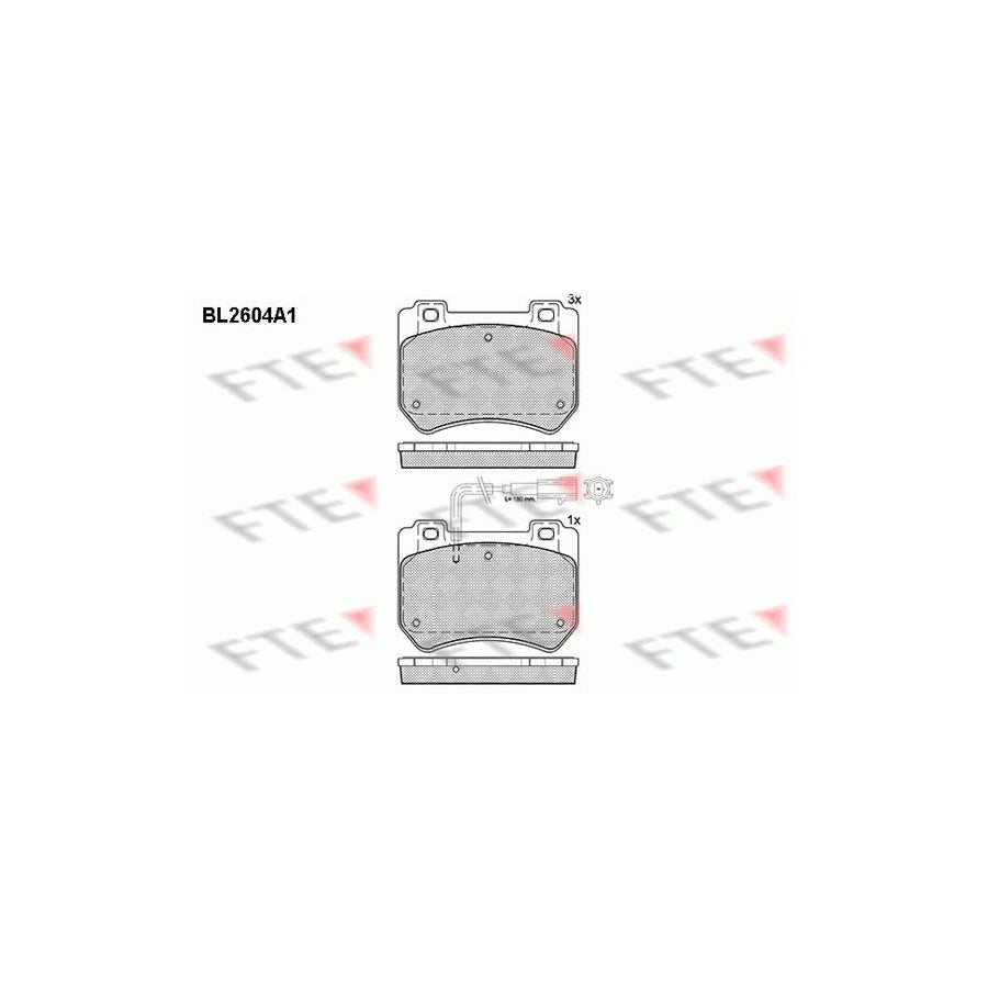 FTE 9010854 Brake Pad Set