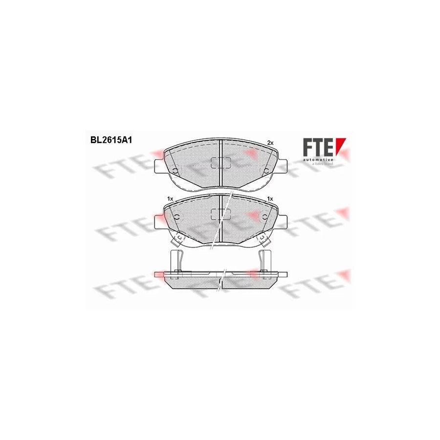 FTE 9010863 Brake Pad Set