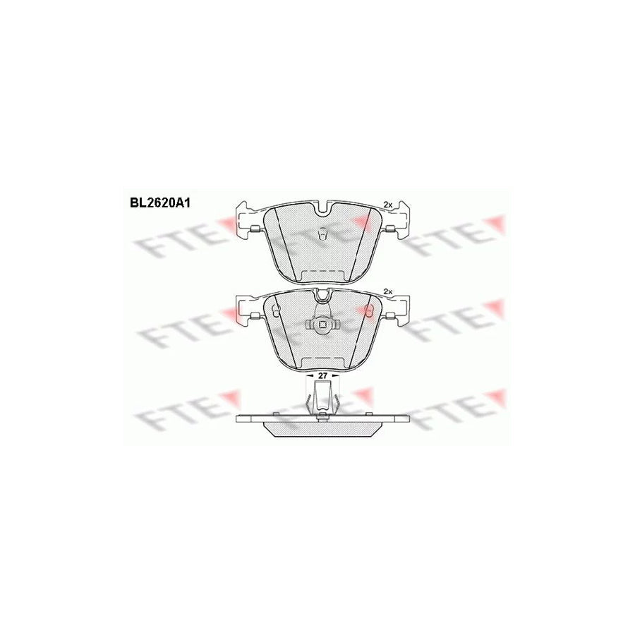 FTE 9010868 Brake Pad Set