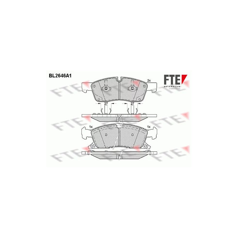 FTE 9010889 Brake Pad Set