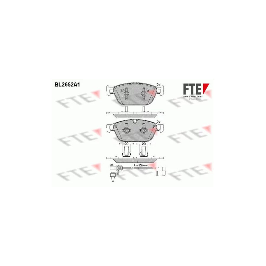 FTE 9010891 Brake Pad Set