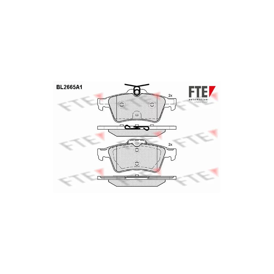 FTE 9010903 Brake Pad Set for Peugeot 508