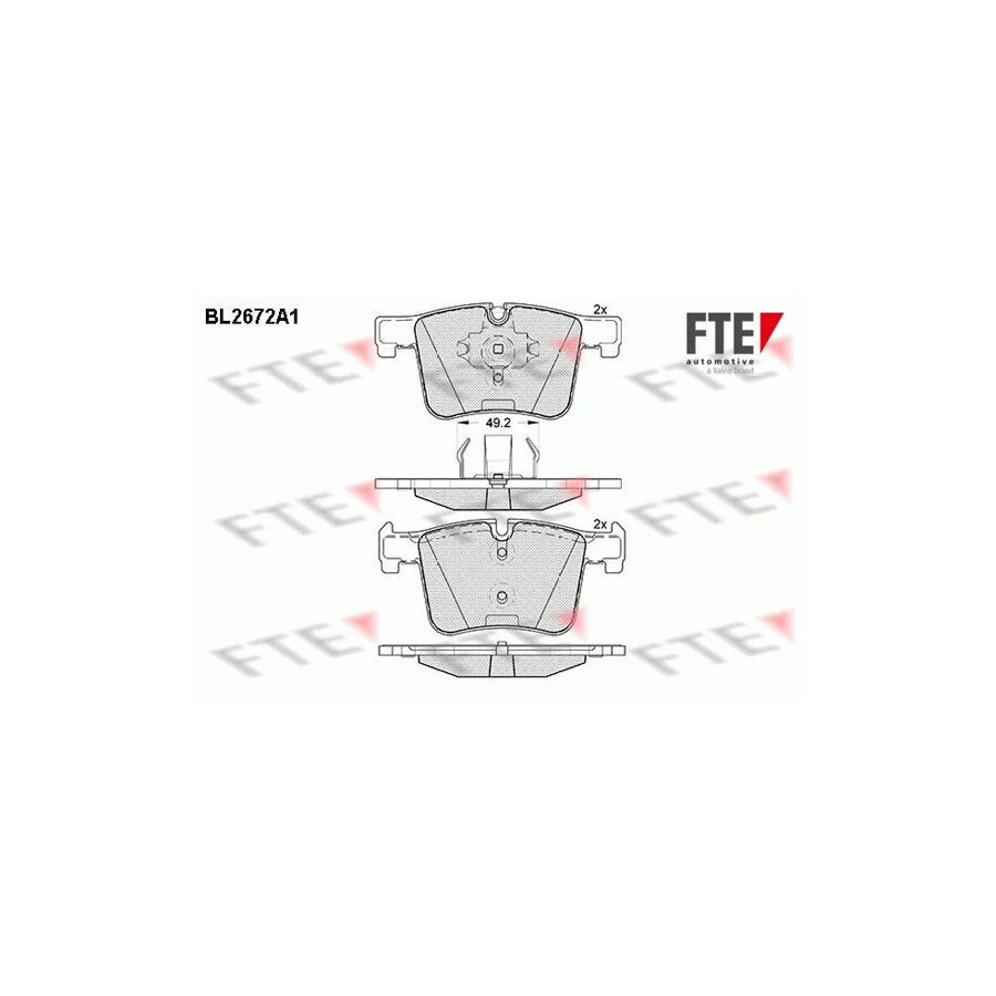 FTE 9010907 Brake Pad Set