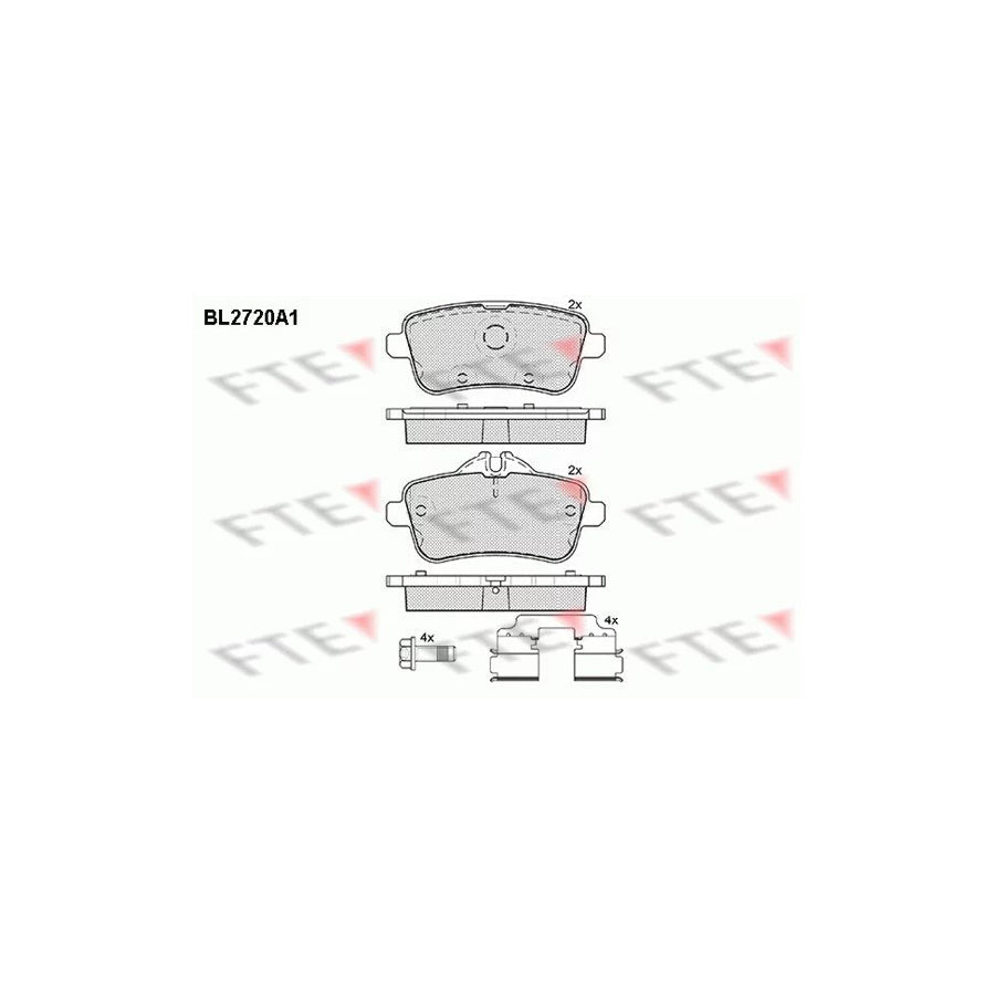FTE 9010944 Brake Pad Set