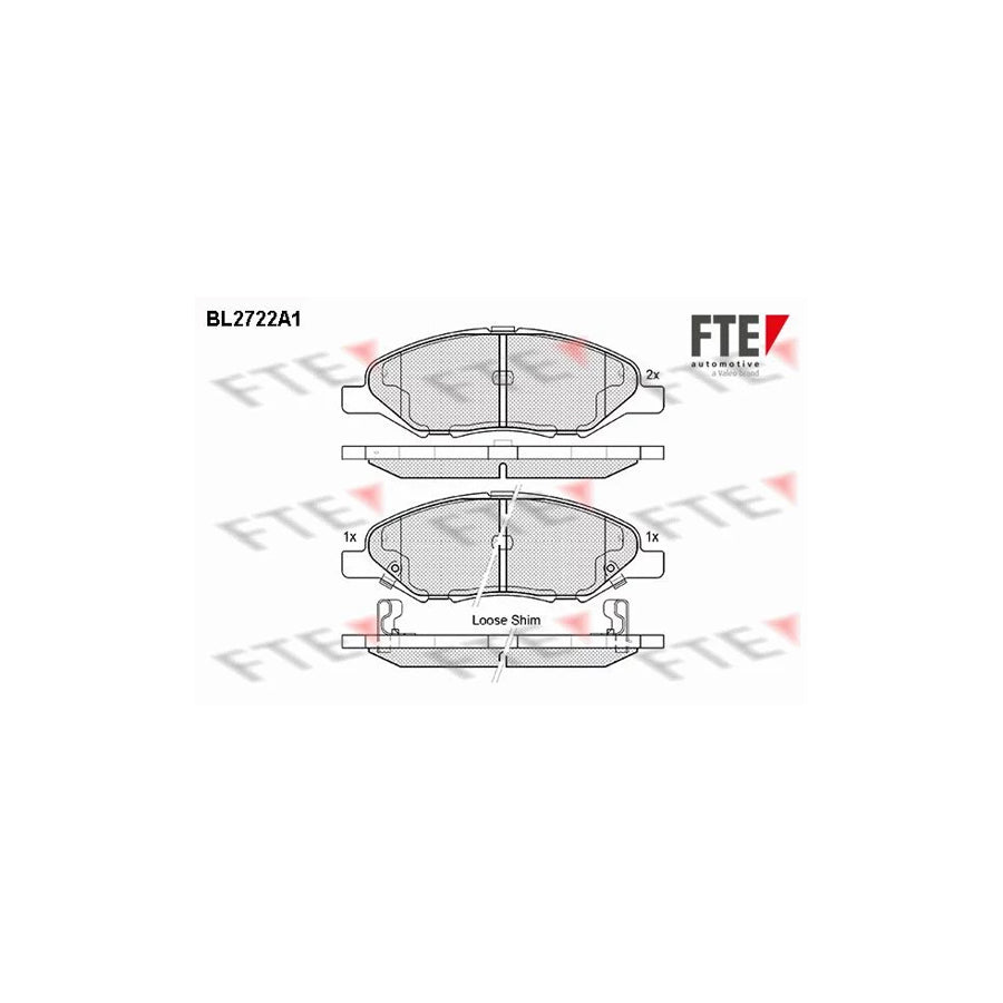 FTE 9010947 Brake Pad Set