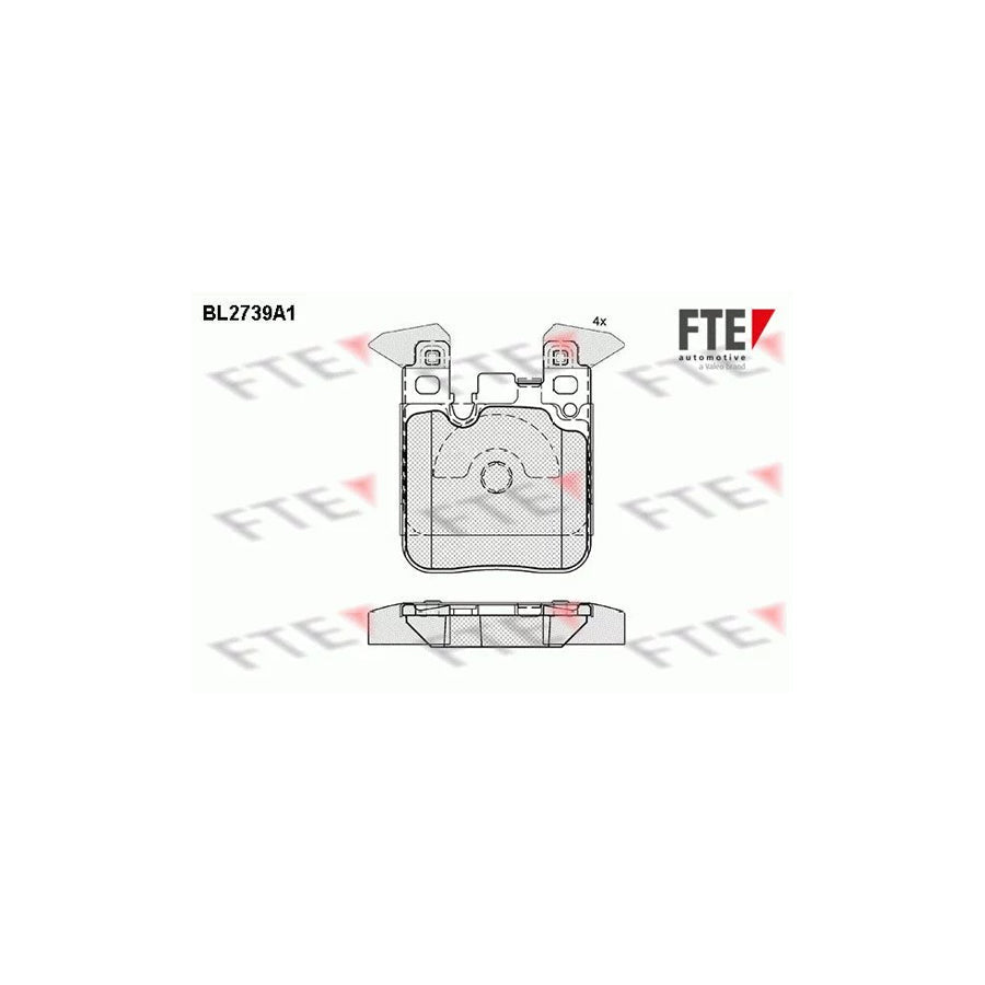 FTE 9010953 Brake Pad Set