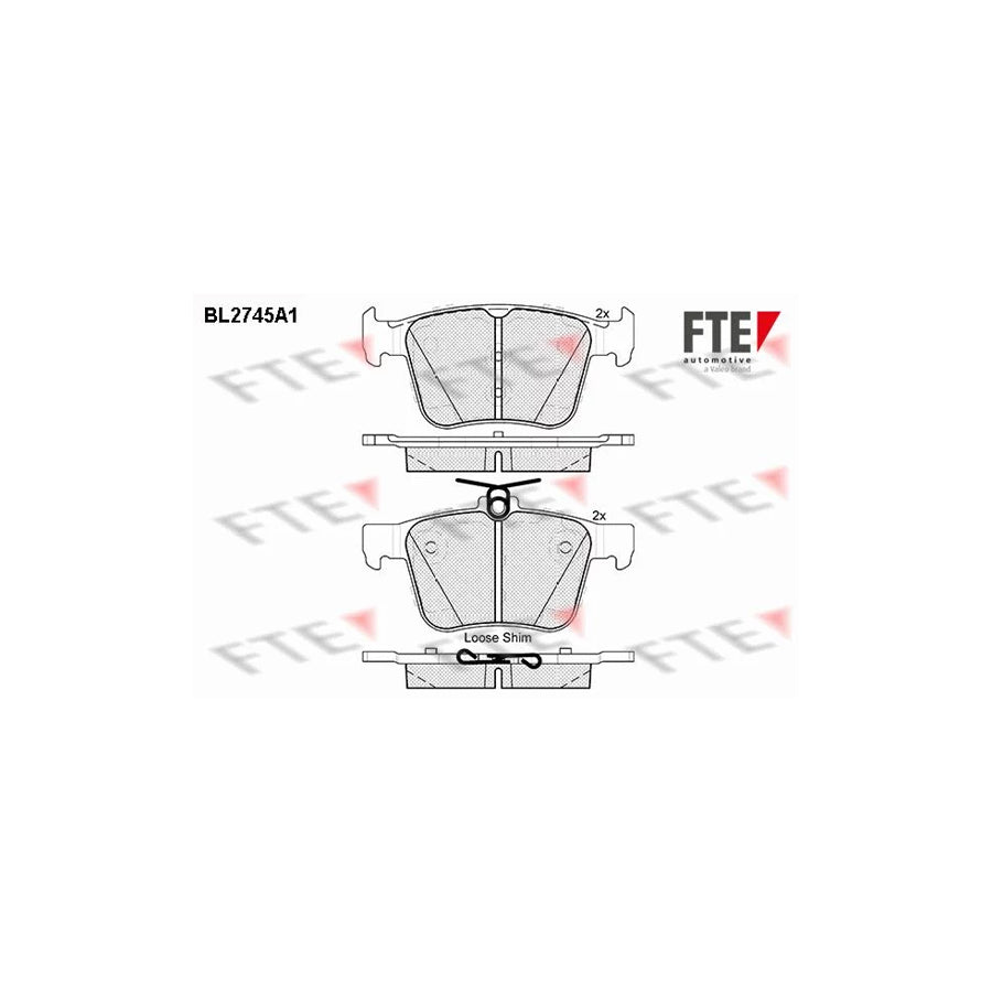 FTE 9010957 Brake Pad Set