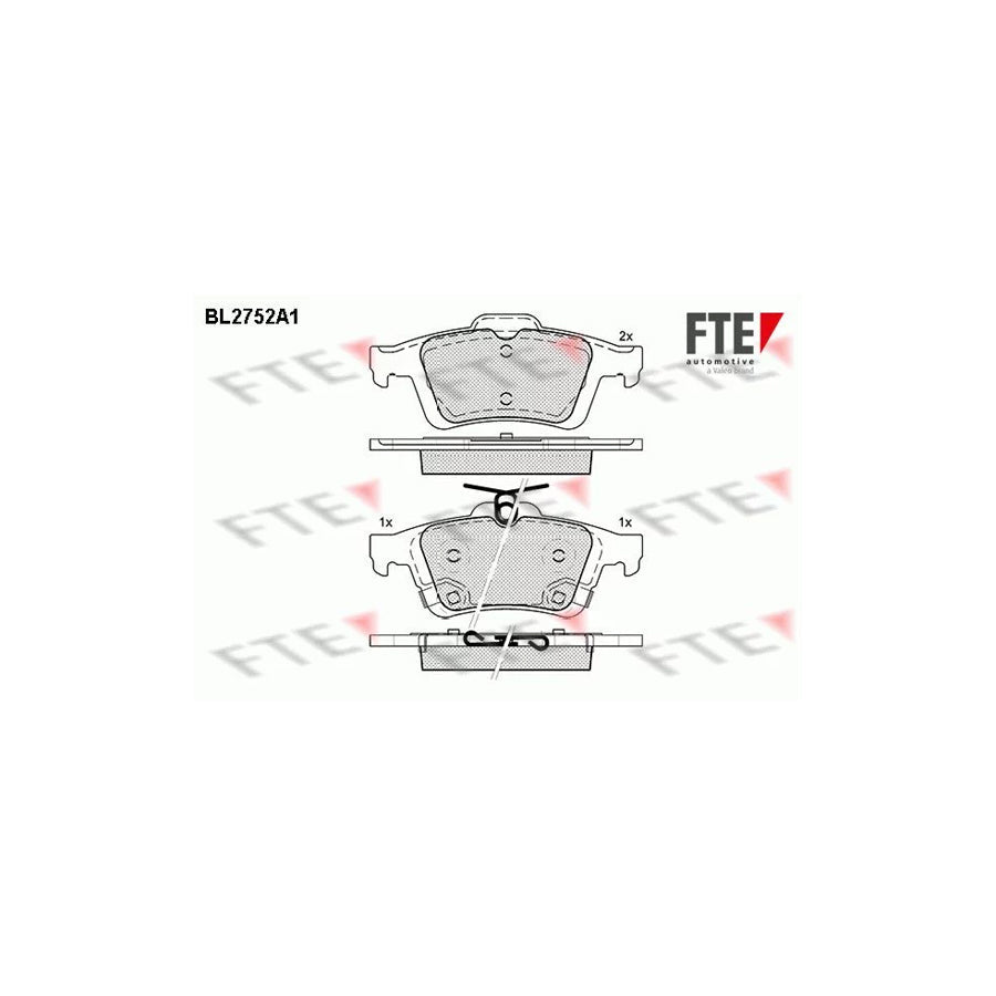 FTE 9010960 Brake Pad Set