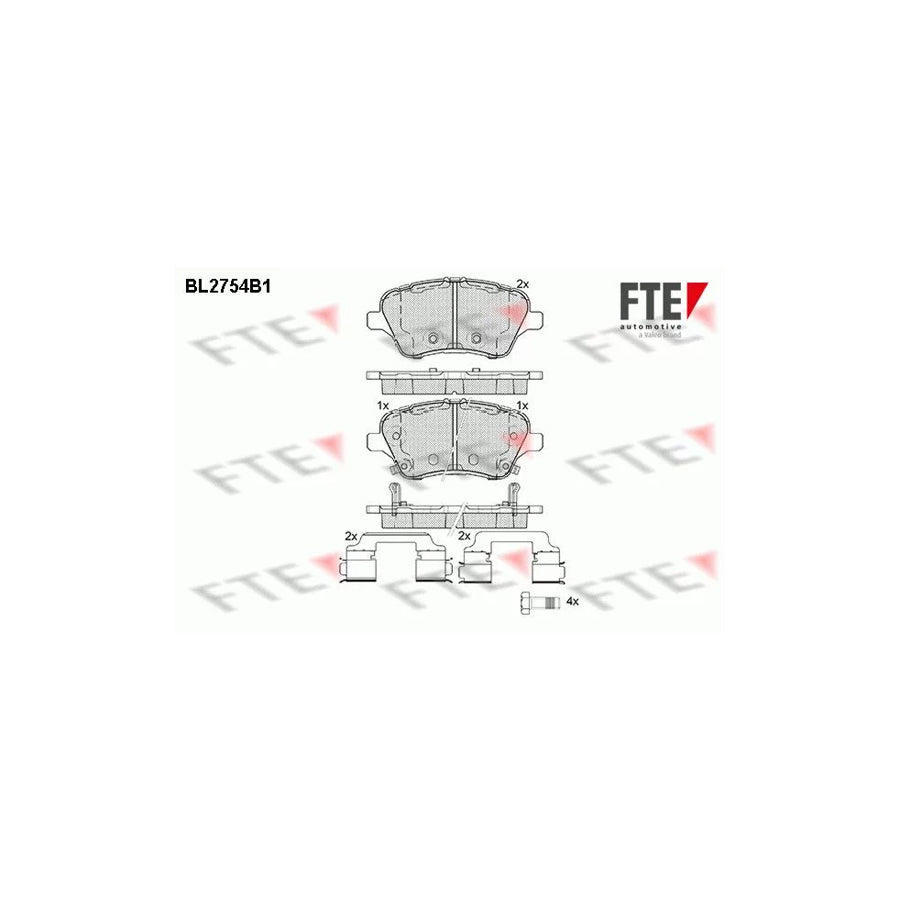FTE 9010962 Brake Pad Set