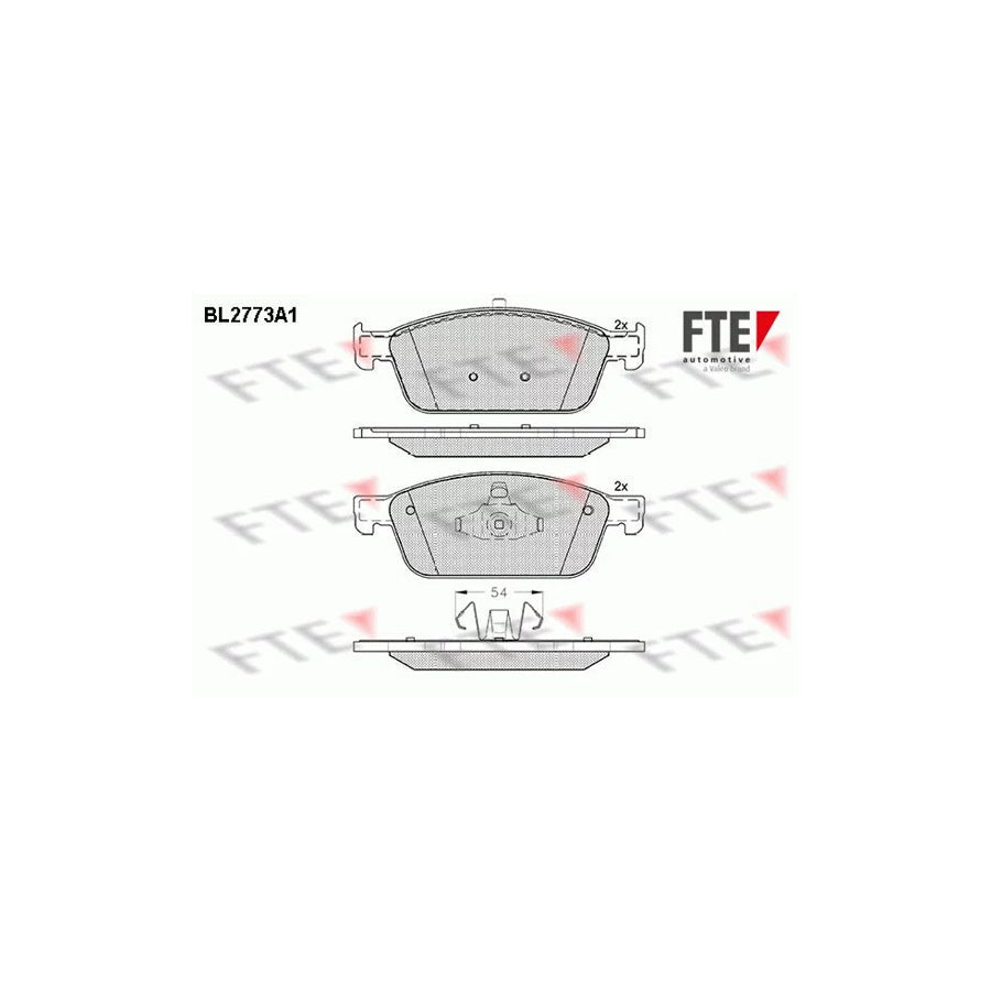 FTE 9010978 Brake Pad Set