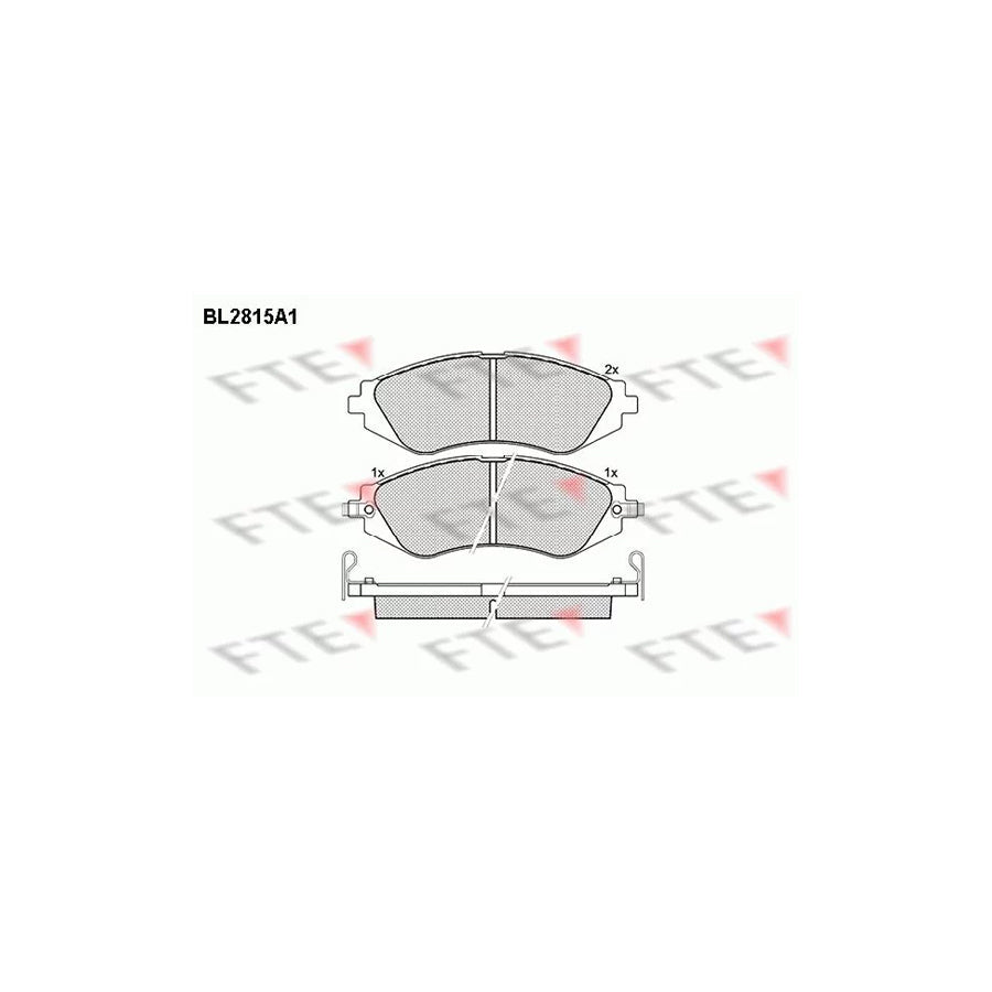 FTE 9011002 Brake Pad Set