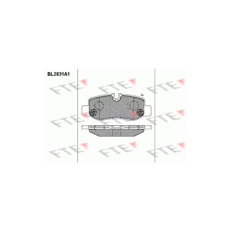 FTE 9011011 Brake Pad Set