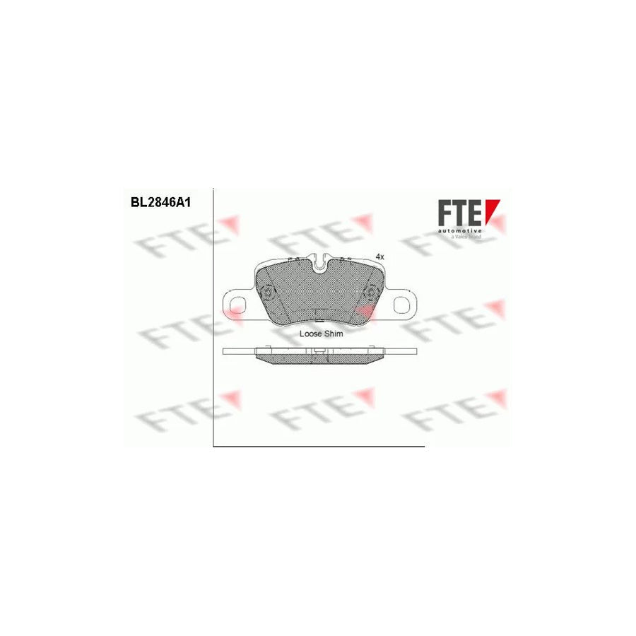 FTE 9011022 Brake Pad Set