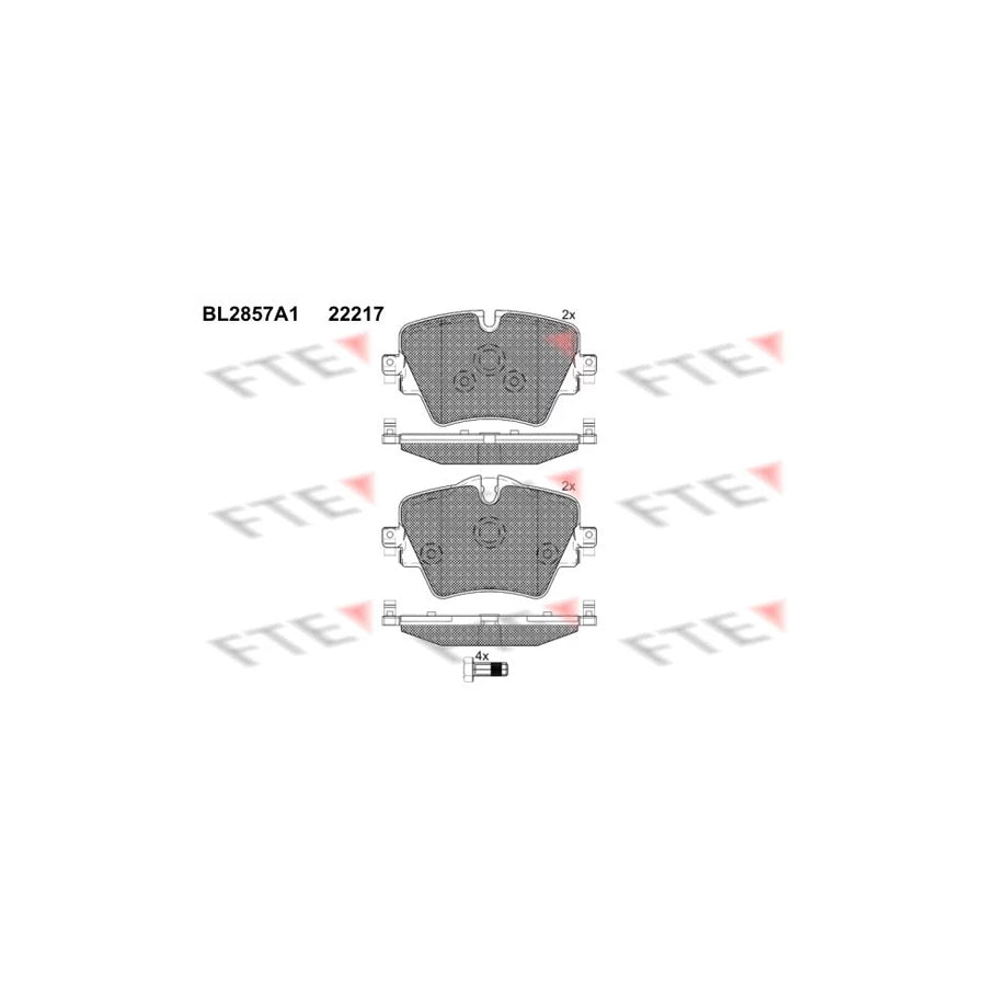 FTE 9011029 Brake Pad Set
