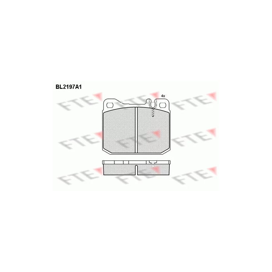 FTE 9011033 Brake Pad Set