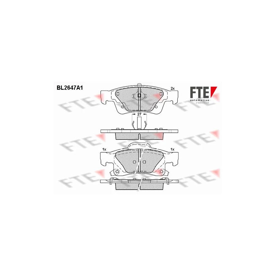 FTE 9011037 Brake Pad Set