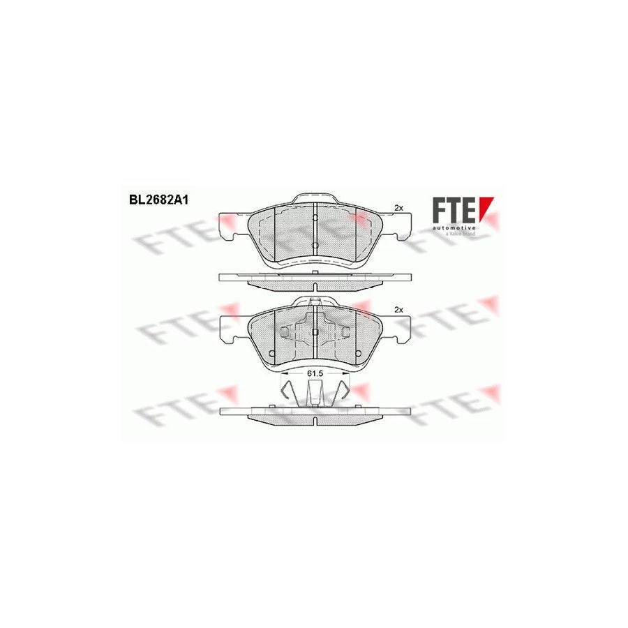 FTE 9011045 Brake Pad Set