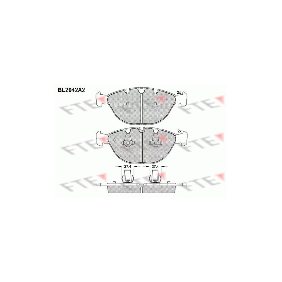 FTE 9011058 Brake Pad Set