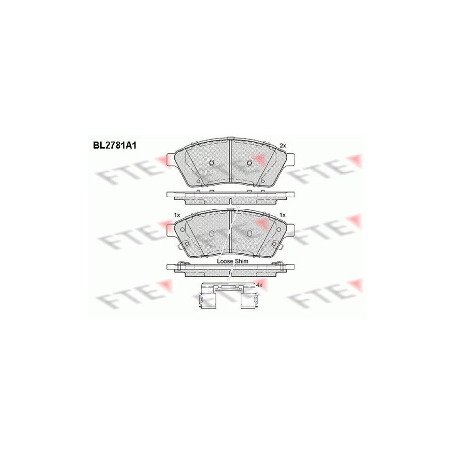 FTE 9011079 Brake Pad Set for Cadillac Srx (Gmt267)