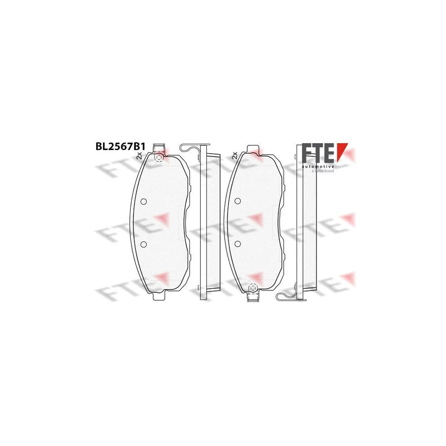 FTE 9011090 Brake Pad Set