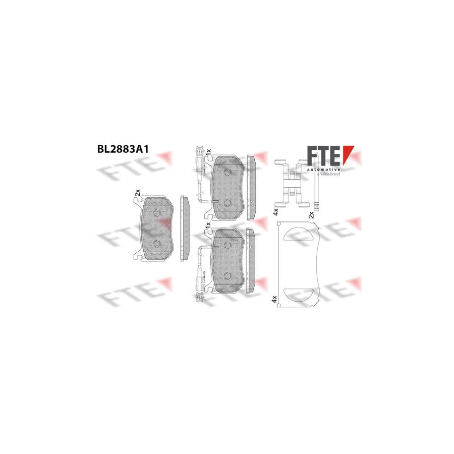 FTE 9011123 Brake Pad Set