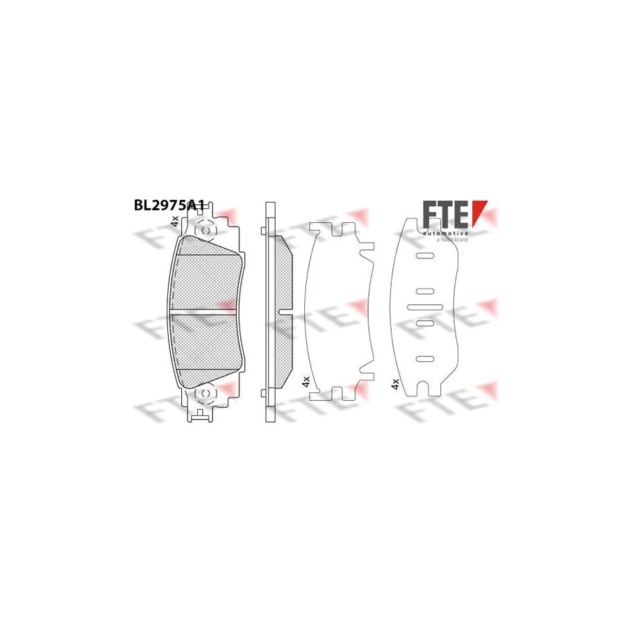 FTE 9011221 Brake Pad Set