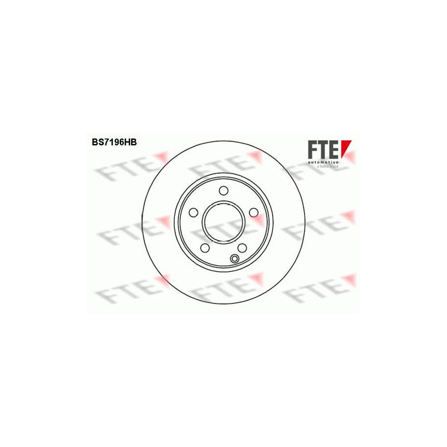 FTE 9082593 Brake Disc Suitable for Mercedes-Benz C-Class