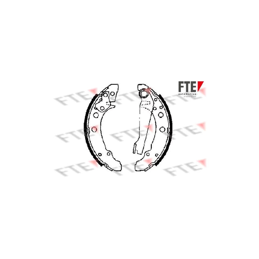 FTE 9100001 Brake Shoe Set