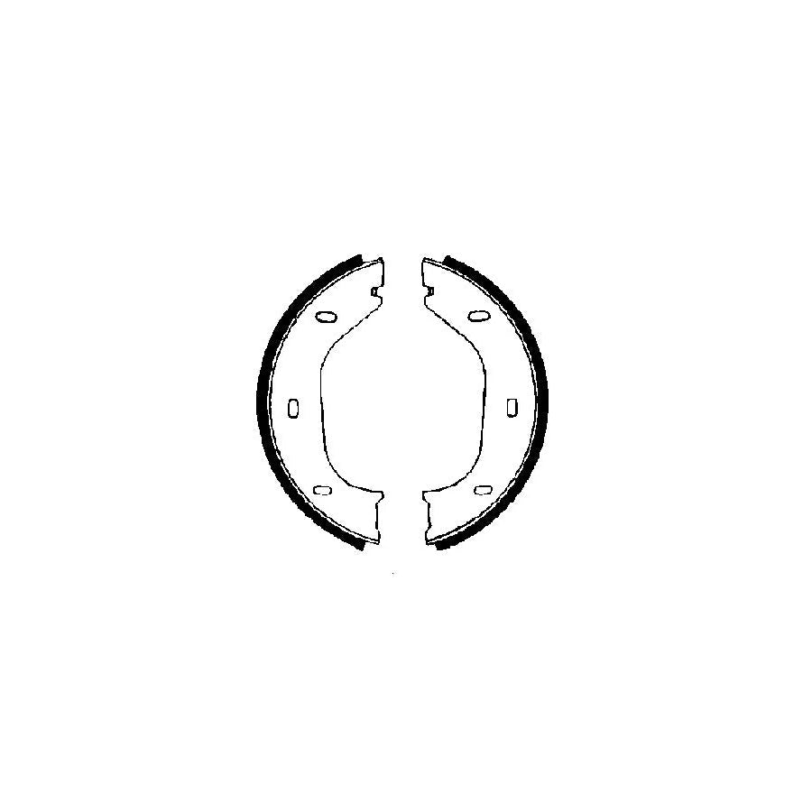 FTE 9100004 Handbrake Shoes