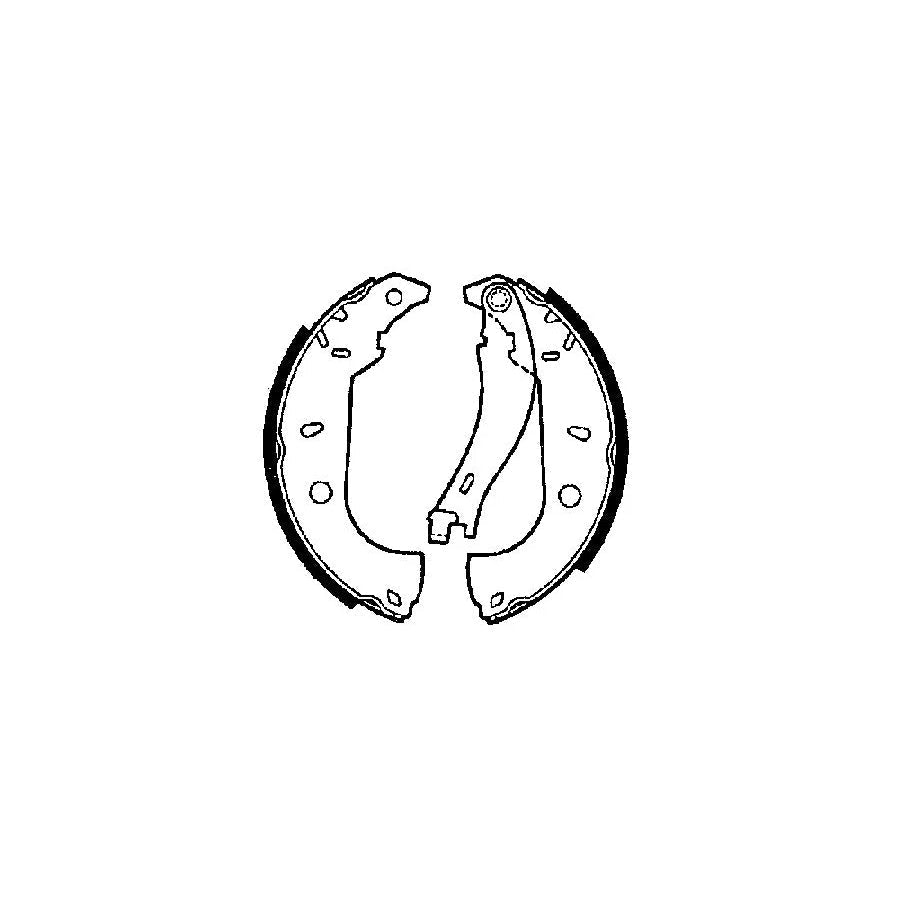 FTE 9100012 Brake Shoe Set