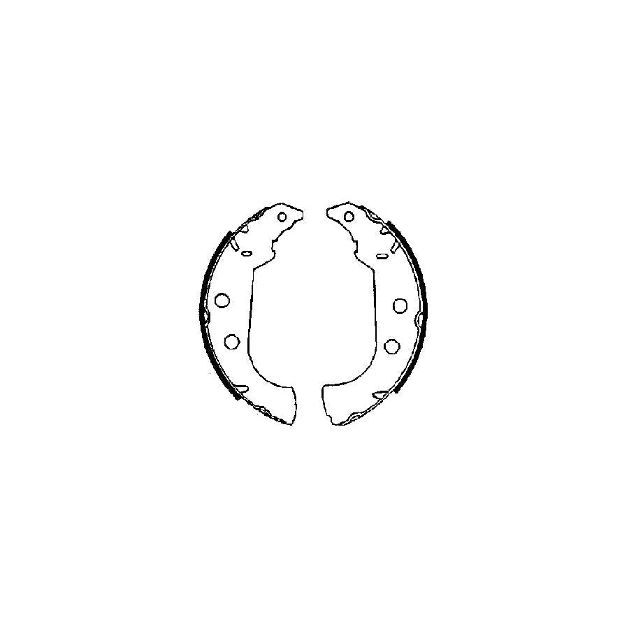 FTE 9100015 Brake Shoe Set