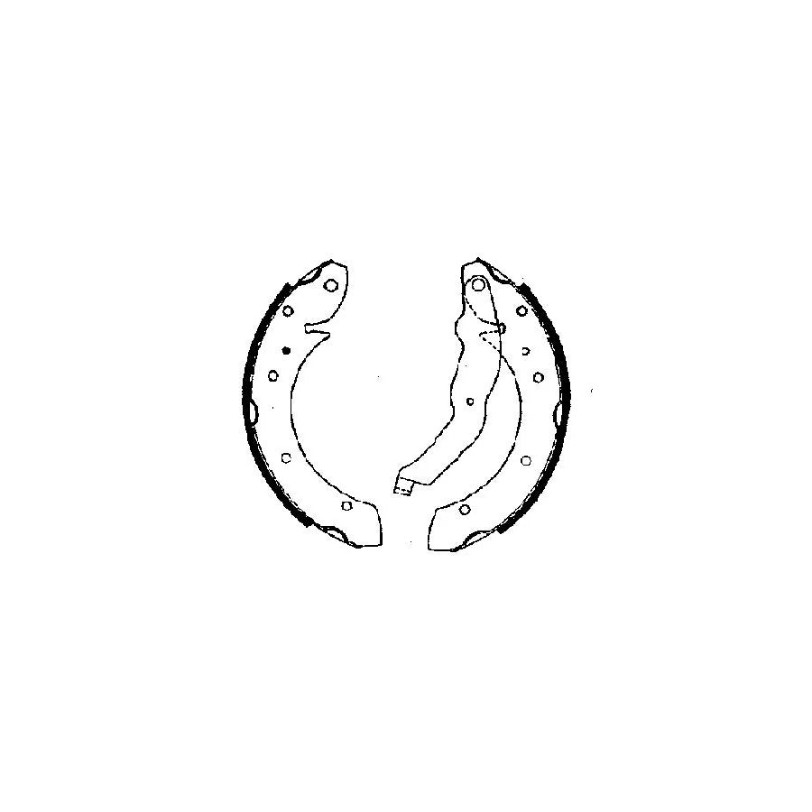 FTE 9100018 Brake Shoe Set for BMW 3 Series
