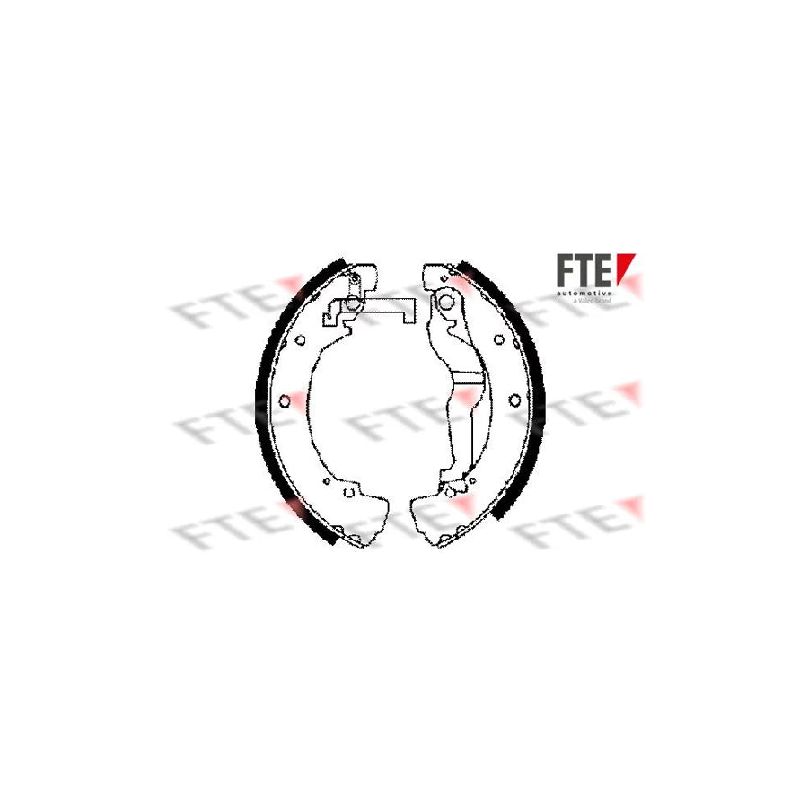 FTE 9100019 Brake Shoe Set for VW Transporter