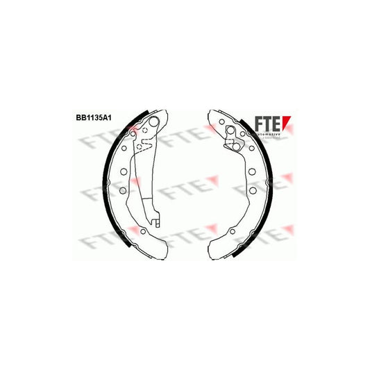 FTE 9100023 Brake Shoe Set
