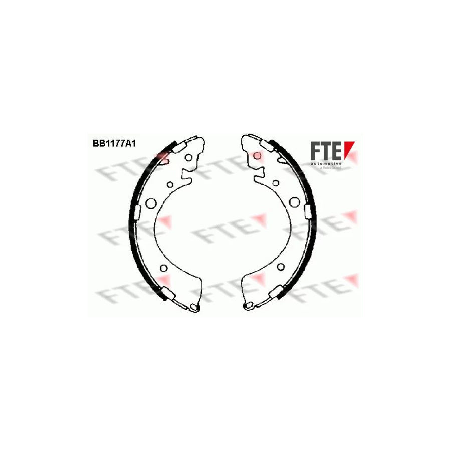 FTE 9100040 Brake Shoe Set
