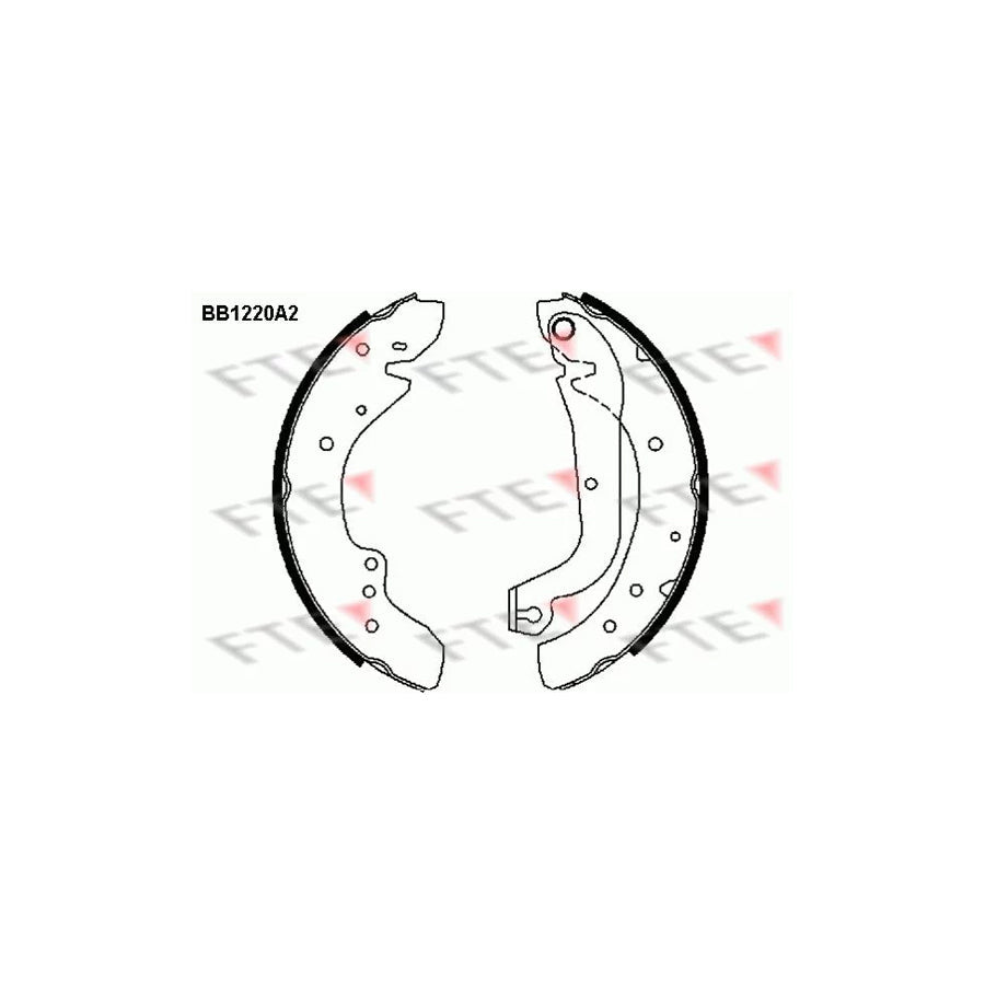 FTE 9100045 Brake Shoe Set