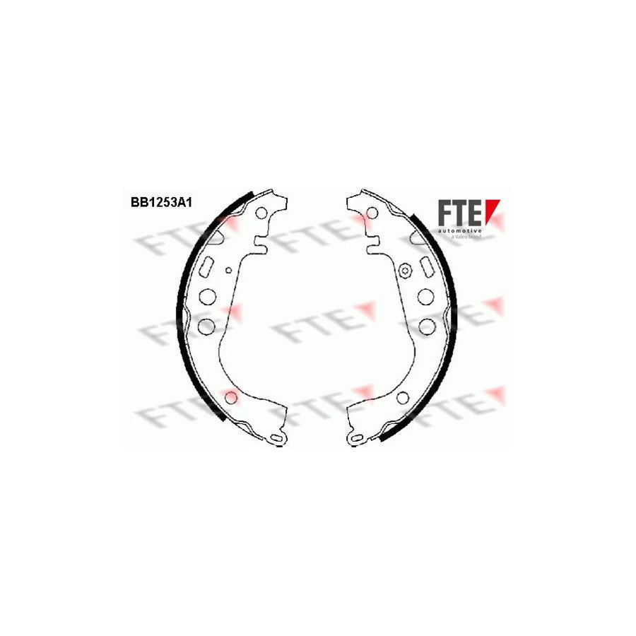 FTE 9100053 Brake Shoe Set for Toyota Yaris