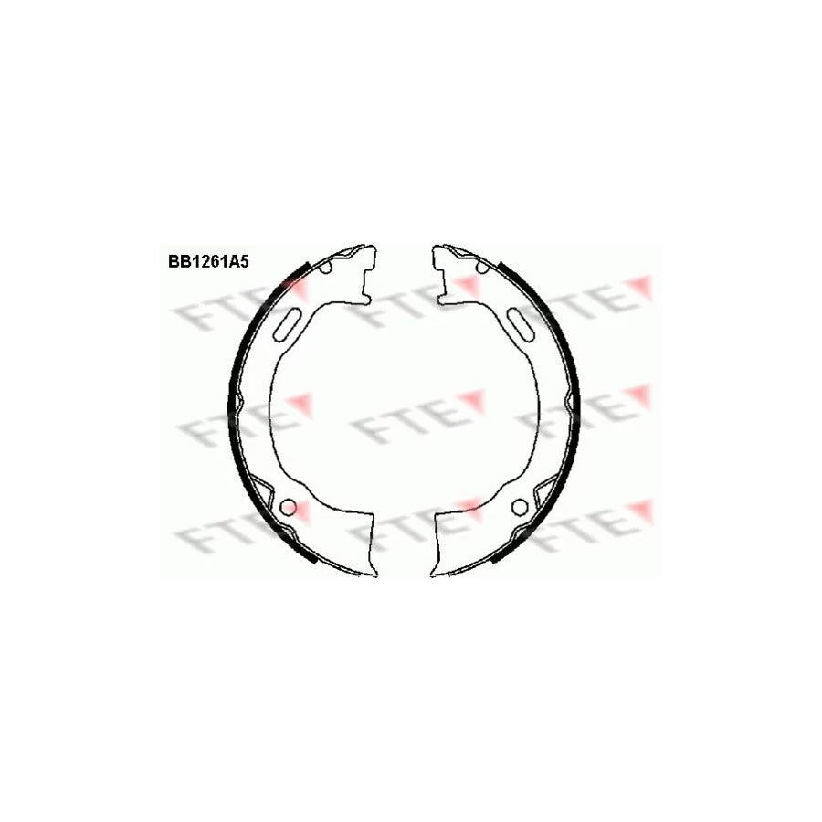 FTE 9100054 Handbrake Shoes