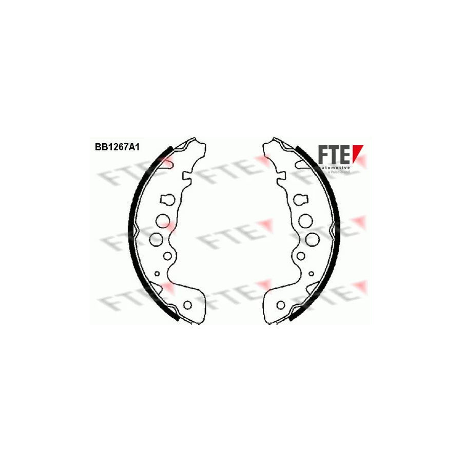 FTE 9100058 Brake Shoe Set for Suzuki Grand Vitara