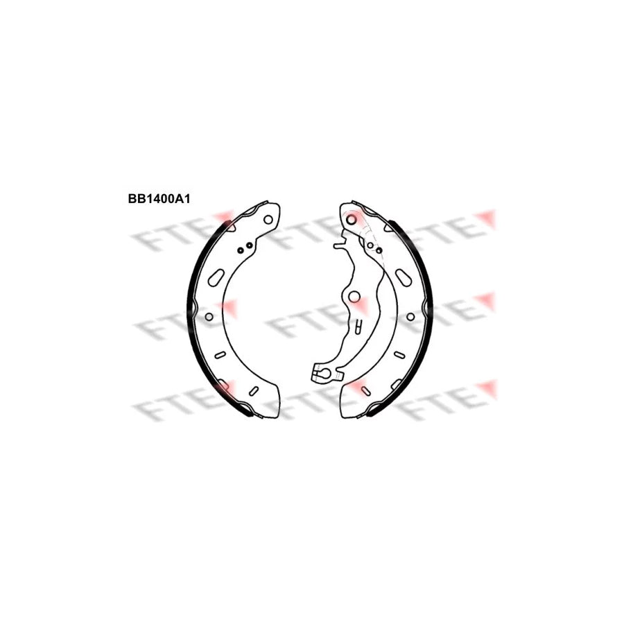 FTE 9100135 Brake Shoe Set