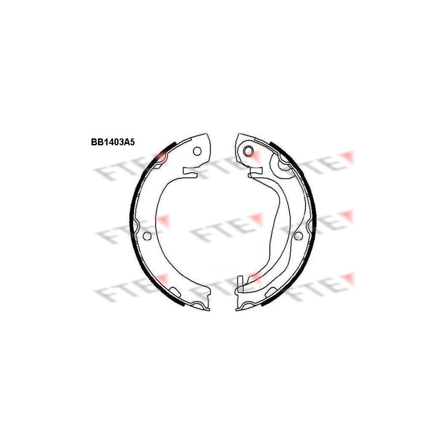 FTE 9100137 Handbrake Shoes