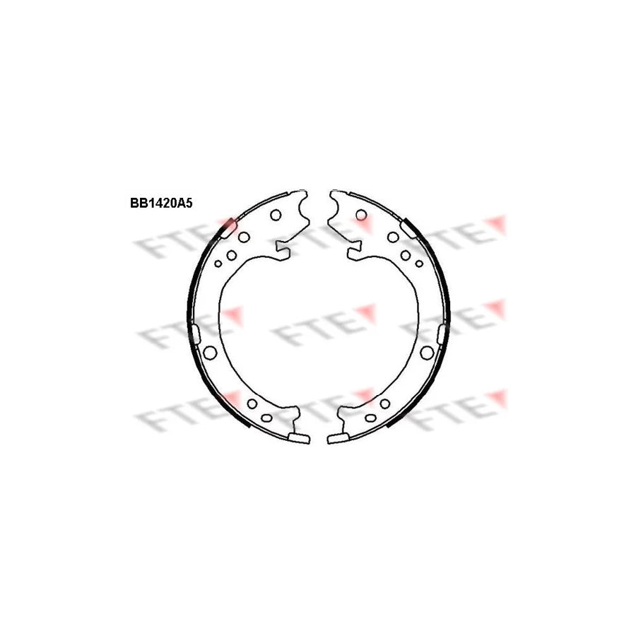 FTE 9100148 Handbrake Shoes for Honda Cr-V