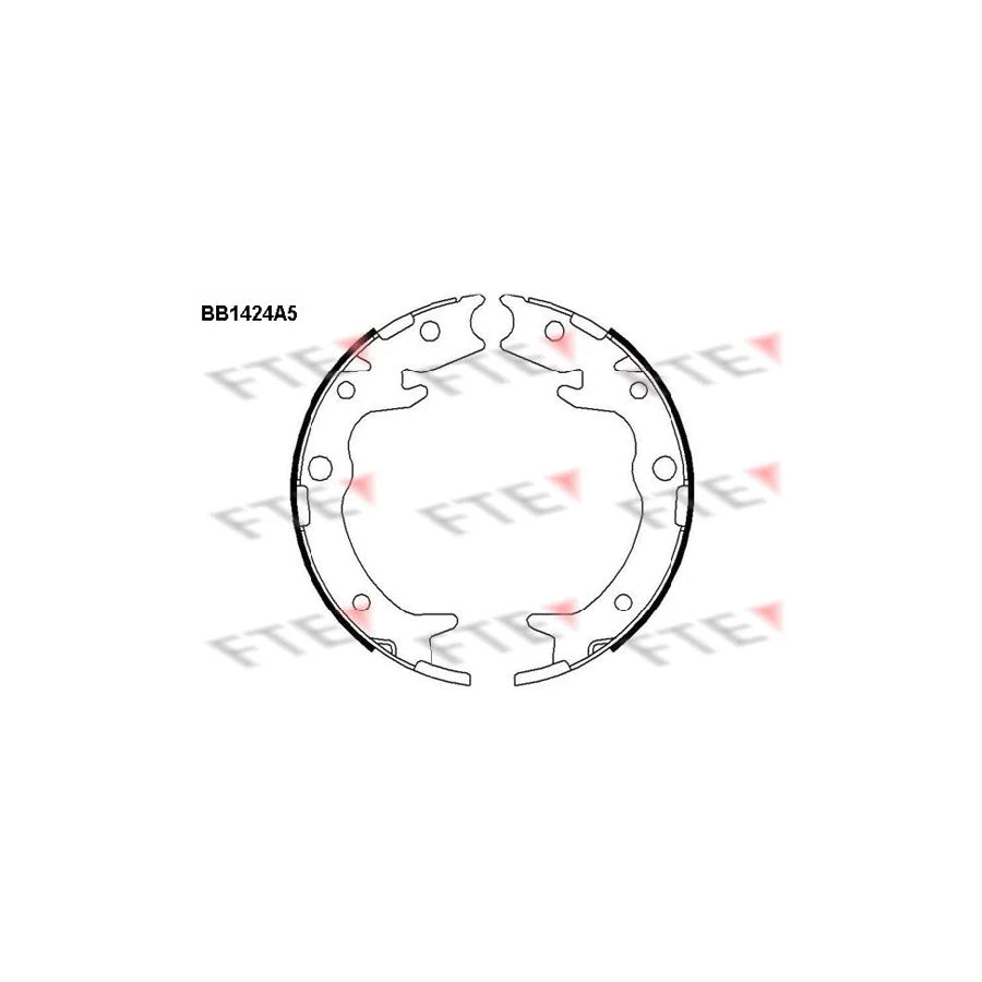 FTE 9100152 Handbrake Shoes