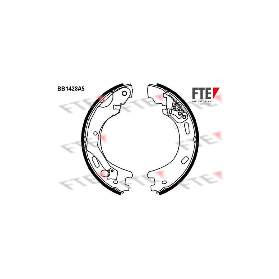 FTE 9100155 Handbrake Shoes