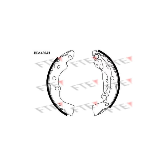 FTE 9100160 Brake Shoe Set
