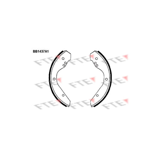 FTE 9100161 Brake Shoe Set for VW Kaefer
