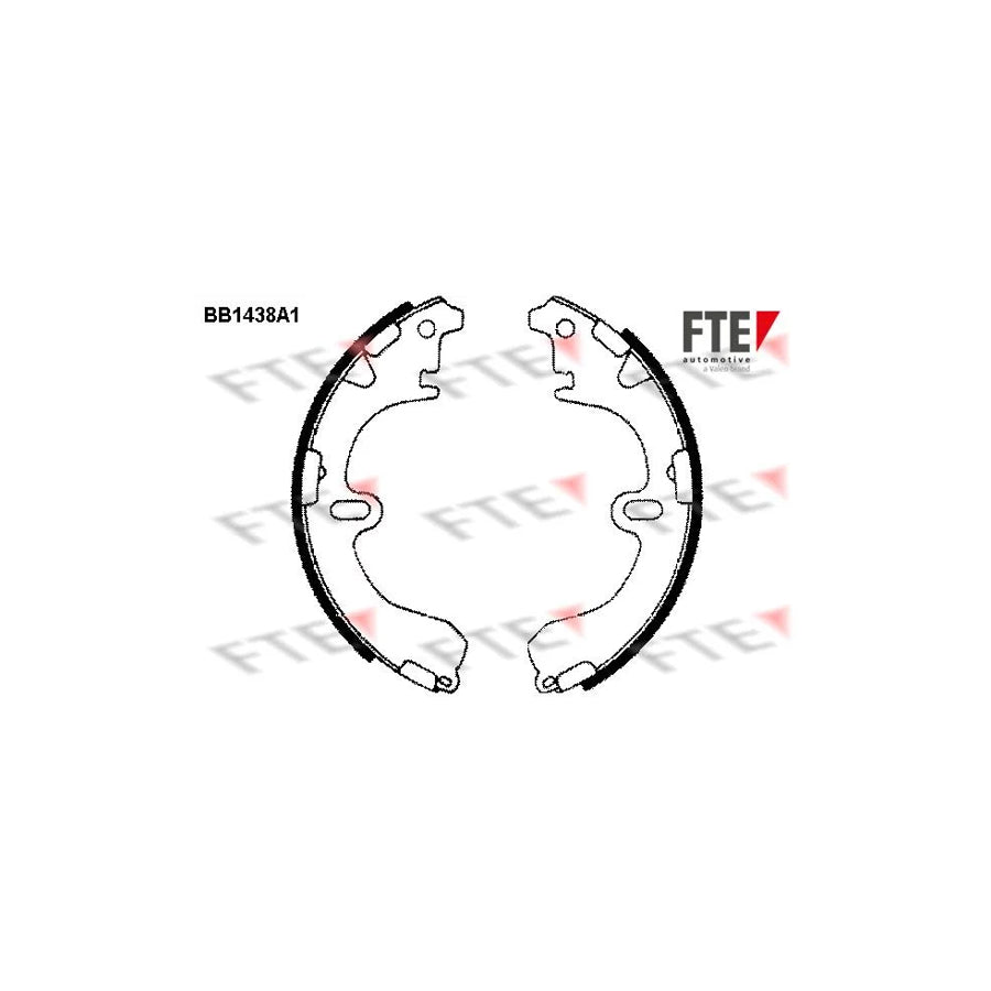 FTE 9100162 Brake Shoe Set