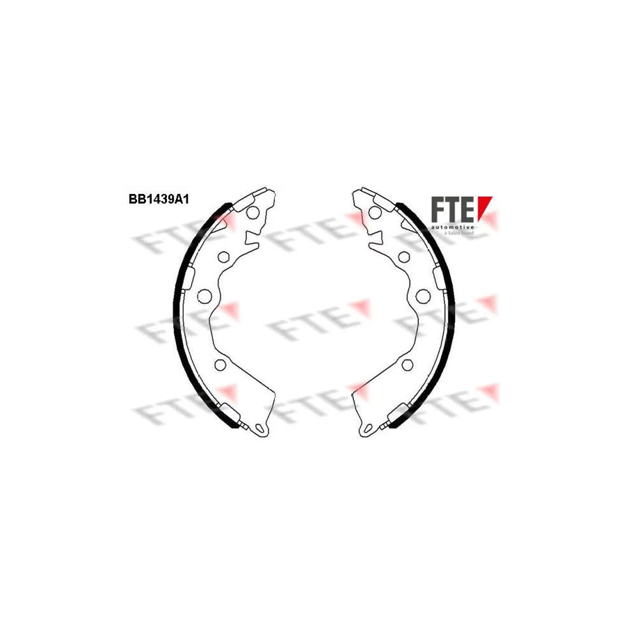 FTE 9100163 Brake Shoe Set for KIA Picanto II (Ta)
