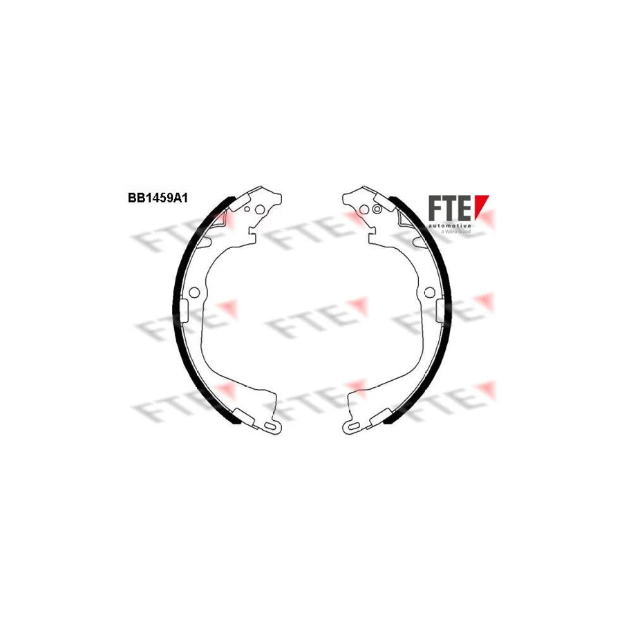 FTE 9100177 Brake Shoe Set for VW Amarok Pickup (2Ha, 2Hb, S1B, S6B, S7A, S7B)
