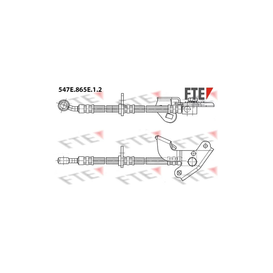 FTE 9240981 Brake Hose for Honda Jazz Hatchback (Gd, Ge3, Ge2)